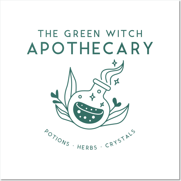 The Green Witch Apothecary Wall Art by Z1